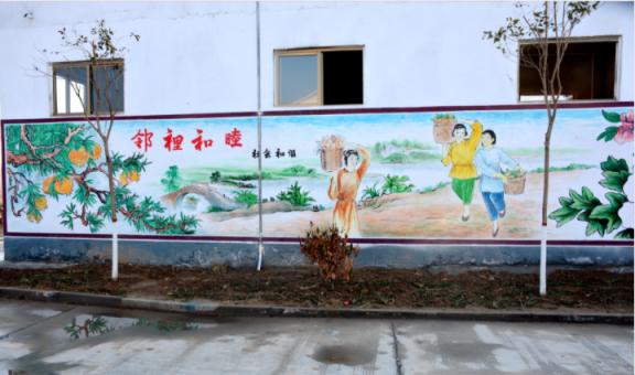 大邑乡镇文化墙 乡风文明焕发新活力