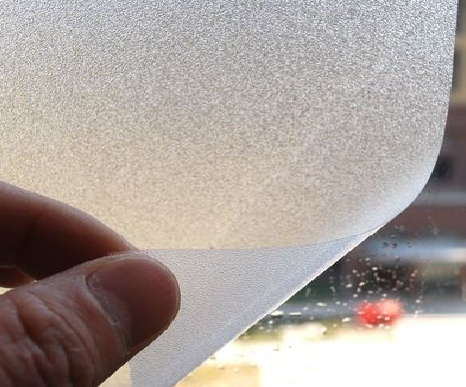 大邑玻璃门外面粘广告用什么材料好？