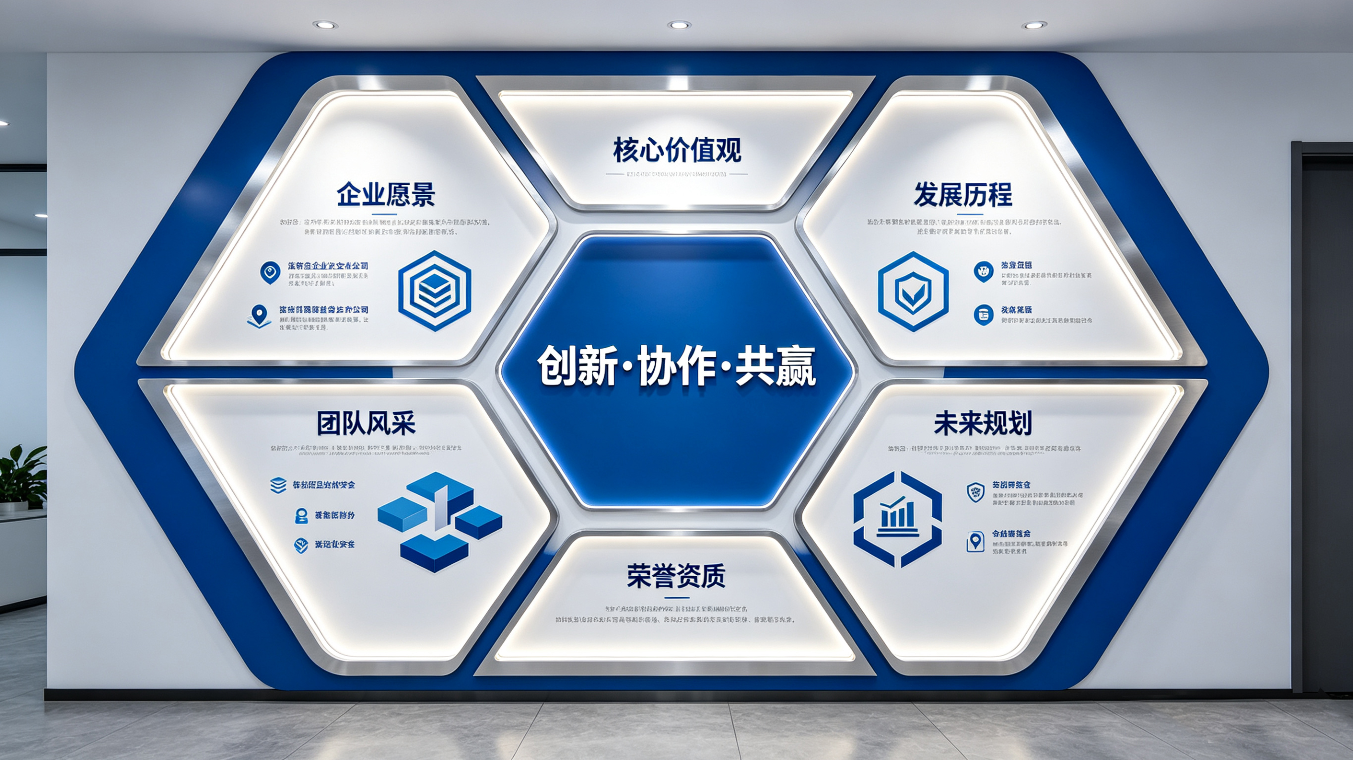 大邑企业文化墙六边形避坑指南（新手常犯5个错误）